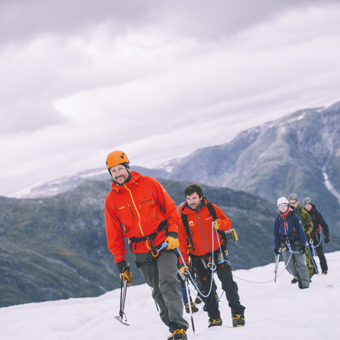 Vandring i Jostedalsbreen nasjonalpark